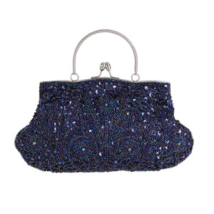 Nouveaux sacs de soirée de luxe pour femmes, sacs fourre-tout pour demoiselles d'honneur de mariage, sacs à main de soirée brodés de sequins et de perles pour femmes - Product Image 2