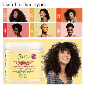 Mascarilla Capilar Caitu con Manteca de Karité Negra Africana, Proteína Natural para Suavizar y Reparar el Cabello Rizado - Product Image 2