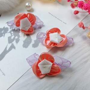 ชุดชั้นในผ้าซาตินโบว์ริบบิ้นขนาดเล็กทำด้วยมือวัสดุไนลอนสายรัดชุดชั้นใน - Product Image 5