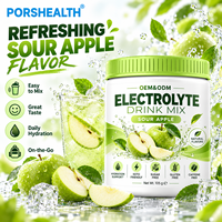 Poudre de boisson énergétique électrolytique à formule personnalisée, marque privée, supplément d'hydratation instantanée, certifié GMP