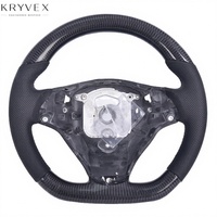Volant sport en cuir et fibre de carbone Kryvex pour E46/E38/E39/E83/E60/E70-E72/E53/E89/E92/E93/E81/E87/E84/E82 – Grandes quantités disponibles
