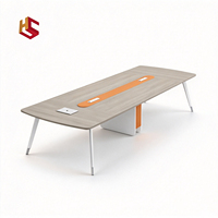 Table de bureau pour 6 personnes, vente en gros d'usine, commande en gros acceptable pour l'espace de travail du personnel
