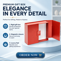 Boîte cadeau à coque dure boîte d'emballage personnalisée à double porte boîte cadeau personnalisée en matériaux respectueux de l'environnement de conception haut de gamme
