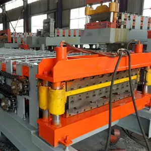 Aluminum-zinc IBR sheet and wave panel two layer roll forming machine