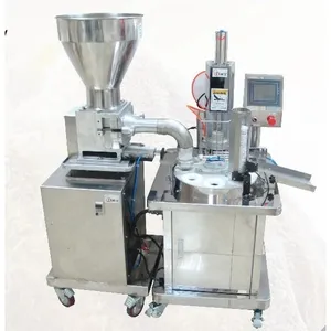 automatic cup dropping crust forming egg tart machine