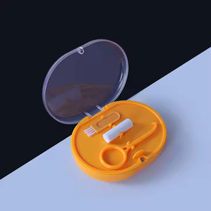 Boîte dentaire en plastique de qualité alimentaire avec logo personnalisé pour cadeaux - Étui mince autoclavable pour aligneur et rétention avec fermeture magnétique portable pour prothèse dentaire - Product Image 4