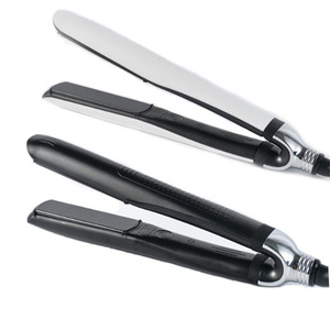 Tóc Salon thiết bị điện áp kép nhãn hiệu riêng tóc ép tóc đen OEM phẳng sắt với LCD hiển thị - Product Image 3
