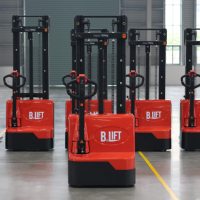 Chariot élévateur à batterie 1500 kg, transpalette motorisé contrepoids, outils de manutention robustes pour atelier, entraînement par moteur AC