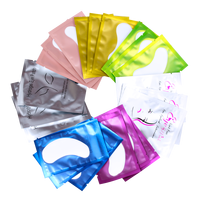 Coussinet sous les yeux rose de haute qualité patchs Hydrogel non pelucheux masque d'extension de cils sensibles professionnels coussinets de Gel