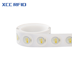 25 mét HF RFID NFC NTA 213 215 216 chip RFID nhãn vòng tròn 13.56MHz dính Sticker PVC NFC trống vòng tag - Product Image 5