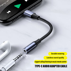 Nouvel arrivage Adaptateur auxiliaire USB Type C vers 3.5mm <span class=keywords><strong>Jack</strong></span> Type-c Câble audio Convertisseur de câble pour écouteurs pour Samsung <span class=keywords><strong>Galaxy</strong></span> S22 <span class=keywords><strong>S21</strong></span> Huawei - Product Image 3