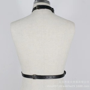 ขายตรงจากโรงงาน เสื้อผ้าบอดี้สูทเซ็กซี่ ชุดหนัง PU รักษ์โลก สำหรับใส่เที่ยวกลางคืน และเครื่องประดับ - Product Image 3