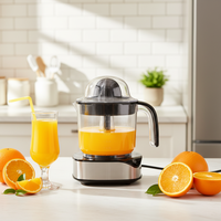 SHANGKAI Elektrische Citruspers 1,2L Capaciteit 2 Kegels Tweerichtingsdraai Waterdicht Spaans Huishoudelijk Citrusvruchtenpersapparaat