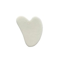 Meilleures ventes e-commerce transfrontalier : Planche et plaque de Gua Sha en jade blanc naturel, Rouleaux standard double-face, Outil de Gua Sha à rouler