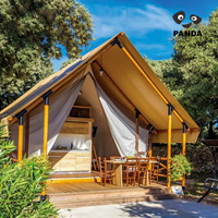 Tente de Safari en toile de coton imperméable, à vendre, de plein air, de vacances, de quatre saisons, avec salle de bain, Lodge, hôtel