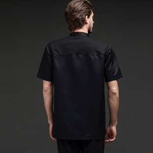 Summer Cool Mesh Back Chef Chaqueta japonesa Manga corta Chef Abrigos con malla Axilas Chef Apparel Near Me - Product Image 2