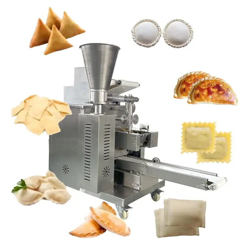 Machine automatique de remplissage de boulettes formant de nouvelles boulettes Machine électrique de fabrication d'empanada Machine de fabrication de pierogi Machine de fabrication de samosa