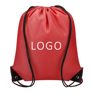 Sac à dos de sport en polyester et nylon, personnalisé, imperméable, avec cordon de serrage, pour la promotion en gros - Product Image 4