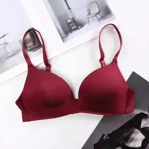 Reggiseno a triangolo intimo donna Multi colori logo personalizzato reggiseno donna senza cuciture senza fili tinta unita in vendita