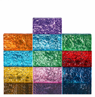 Rectangle Flat Solid Glass Block Brick Waterproof Eco-Friendly Decorative Wall Panel for Bathroom Hotel Home Modern