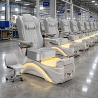Chaise de pédicure électrique de haute qualité avec fonction de massage pour spa et salon