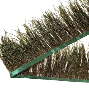 Frangia di Piume di Pavone Naturali Premium per Decorazione di Abiti e Vestiti - Product Image 1