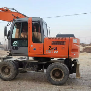 Excavatrice sur pneus Hitachi ZX130W d'occasion de haute qualité, marque japonaise, 13 tonnes, avec un bon prix. Également disponible : excavatrices Hitachi ZX120, ZX130, ZX200. - Product Image 1