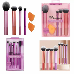 Set de 6 <span class=keywords><strong>Brochas</strong></span> Profesionales de Precisión con Pelo Sintético <span class=keywords><strong>para</strong></span> Difuminar, <span class=keywords><strong>Ojos</strong></span>, Corrector y Detalles, con Mango Plano y Otros Tipos de Mango - Product Image 2