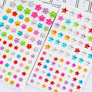 Pegatinas de Acrílico con Flores, Gemas y Diamantes de Imitación, Autoadhesivas, Brillantes, para Manualidades, <span class=keywords><strong>Uñas</strong></span>, Cuerpo, Maquillaje y Festivales - Product Image 5