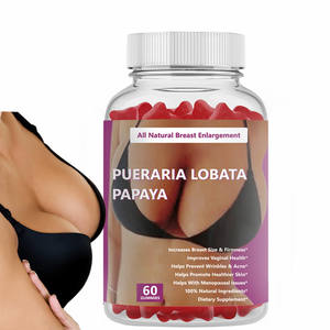 Vitahealthy OEM/ODM Pabrik Label Pribadi Menyediakan Produk Kesehatan Alami 60 Permen Kunyah Pembesar Payudara Pueraria Lobata Pepaya - Product Image 2