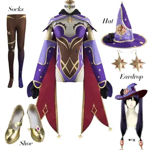 เกมผลกระทบ <span class=keywords><strong>Genshin</strong></span> <span class=keywords><strong>Mona</strong></span> Megistus,เครื่องแต่งกายคอสเพลย์สะท้อนดวงดาวน่ารักเป็นพิเศษนักโหราศาสตร์ลึกลับ - Product Image 1