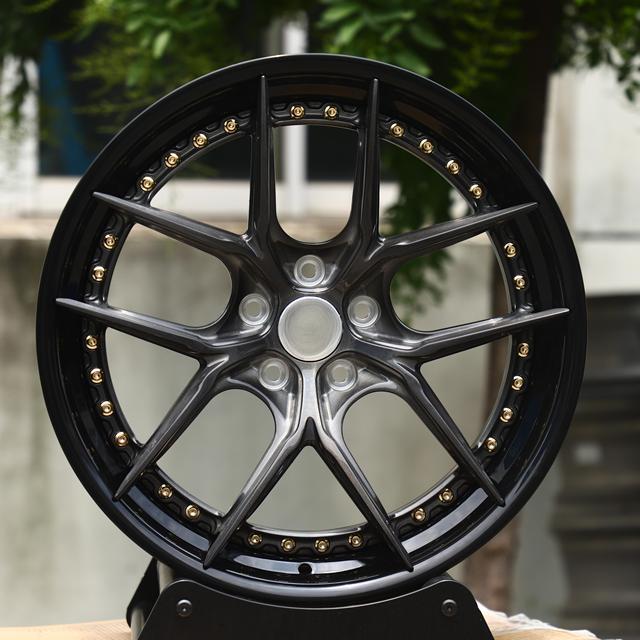 18 19 20 22 Inch S101SC Two Piece Wheels 5X100 5X1143  Forged Alloy Passenger Car Wheels for dodge Challenger camaro corvette C6