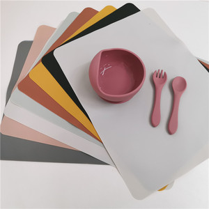 Children's Silicone Multifunctional Non-Slip <b>Table</b> <b>Mat</b> Pet Food Grade Heat Insulation Wash-Free Waterproof Oil-Proof Drawing <b>Mat</b> - Product Image 3