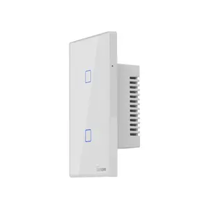 SONOFF T0 US 2C Wifi触摸智能灯开关wi-fi墙壁开关，兼容Alexa和Google Home，用于智能家居控制