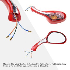 GY6 <span class=keywords><strong>50cc</strong></span> 80 125 150 250 Rétroviseur latéral de 8mm pour scooters et motos avec clignotant - Product Image 3