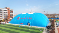 Dôme gonflable en membrane PVDF, taille personnalisée, installation rapide, couverture pour salle de sport intérieure et piscine