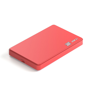 <span class=keywords><strong>2</strong></span> <span class=keywords><strong>5</strong></span> inch Nhựa Màu Đỏ keo đĩa cứng Hộp vít miễn phí USB3 1 bao vây cho sử dụng điện thoại di động - Product Image 4