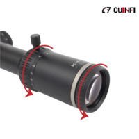 Lunette de tir compacte LPVO 1-8x24 SFP avec réglage multi-luminosité, pour tir en extérieur, chasse tactique, avec accessoires de chasse gratuits