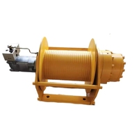 Treuil hydraulique en acier de 2, 3 et 4 tonnes avec câble en acier de 60 m de hauteur de levage pour utilisation avec grue de levage