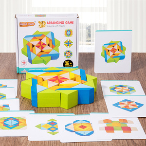 Juguetes Educativos Montessori para niños, rompecabezas creativo de madera en 3D para padres e hijos - Product Image 6