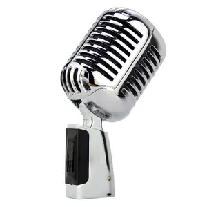 Personale di Canto di karaoke Registrazione Vintage Mic Professionale Retro Microfoni Vecchio Stile Wired Dinamico Coro Microfono