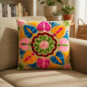 Housse de coussin en coton carré personnalisé motif brodé pour l'hôpital à domicile ou à l'hôtel - Product Image 2