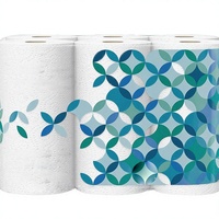 Rouleau de papier essuie-tout de cuisine Nanbo jetable, écologique, 2 plis, en pâte de bois vierge, pliage simple, avec logo personnalisé, échantillon gratuit, pour le nettoyage