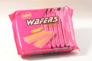 13g * 12 en gros pas cher biscuits délicieux biscuit de gaufrette saveur fraise <span class=keywords><strong>gaufrettes</strong></span> - Product Image 4
