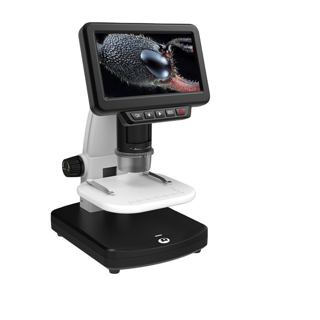 5 Inch HD LCD Display Digital Monocular Video Microscope High Resolution Electron Magnifier