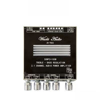 Module amplificateur audio Bluetooth 2.1 canaux ZK-TB22P TPA3116 avec potentiomètre pour modules électroniques externes