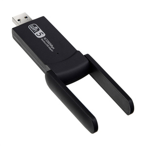 Adaptador Ethernet <span class=keywords><strong>Micro</strong></span> <span class=keywords><strong>USB</strong></span> Comfast con Antena de 2dBi, Realtek Rtl8812, Tarjeta de Red WiFi Externa para Laptop, <span class=keywords><strong>Dongle</strong></span> de Pantalla Inalámbrica - Product Image 3