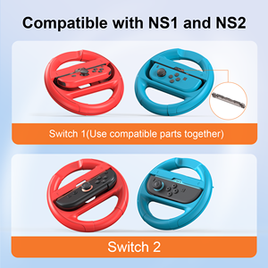 STARTRC GAMES [<strong>2</strong>-Pack] Racing Wheel for Nintendo Switch 1/<strong>2</strong> Dual Steering Wheel <strong>Controller</strong> with Zero Delay SL/SR <strong>Buttons</strong> - Product Image 4
