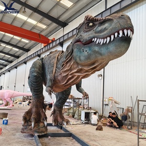 Modelo de Tiranosaurio <span class=keywords><strong>Rex</strong></span> Robótico Animatrónico para <span class=keywords><strong>Parque</strong></span> de Dinosaurios - Uso en Parques de Aventura y Aeropuertos, Construcción Metálica, Interior/Exterior - Product Image 2