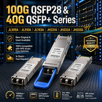 Modul Transceiver Optik S0V67A HPE Aruba 50GBASE-BR40-D SFP56 LC 1314/1289nm 40km SMF untuk Pusat Data Switch Jaringan Aruba